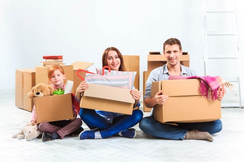 Local removals team planning a move in Sandsend coastal village