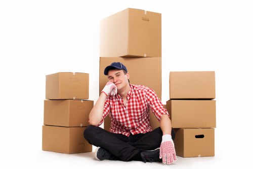 Preparing sofas and tables for furniture storage in Sandsend